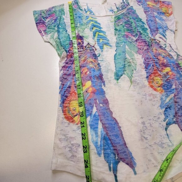 Floral Print Lightweight Blouse Top  Size L - Picture 8 of 10